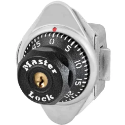 Built-In Combination Lock for Horizontal Latch Box Lockers - Hinged on Left