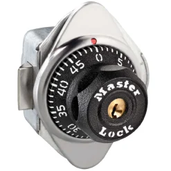 Built-In Combination Lock for Horizontal Latch Box Lockers - Hinged on Right