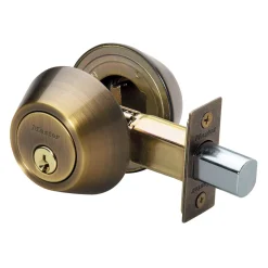 Double Cylinder Deadbolt; Antique Brass, WK2