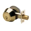 Double Cylinder Deadbolt; Polished Brass, SC1