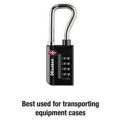 Extended Reach Set Your Own Combination TSA Lock, 1-5/16 in Wide