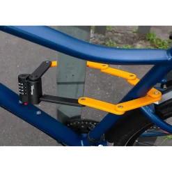 2-4/5ft Long Set Your Own Combination Folding Bike Lock with 4mm Diameter Hardened Steel Links