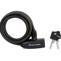 6ft (1.8m) Long x 5/16in (8mm) Diameter Keyed Cable Lock