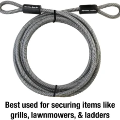 15ft (4.6m) Long x 3/8in (10mm) Diameter Looped End Cable
