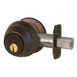 Grade 1 Double Cylinder Deadbolt; Aged Bronze, SC1
