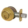 Grade 1 Double Cylinder Deadbolt; Polished Brass, KW1