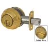 Grade 1 Single Cylinder Deadbolt; Polished Brass, SC1