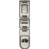 7-3/4in (20cm) Long Zinc Plated Hardened Steel Double Hinge Hasp