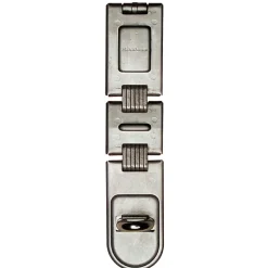 7-3/4in (20cm) Long Zinc Plated Hardened Steel Double Hinge Hasp