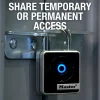 Indoor Bluetooth® Padlock with 9/32 Inch Boron Alloy Shackle