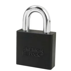 2in (51mm) Black Solid Aluminum BumpStop® Rekeyable Pin Tumbler Padlock, Keyed Alike