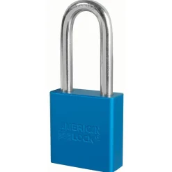 1-3/4in (44mm) Blue Solid Aluminum BumpStop® Rekeyable Pin Tumbler Padlock with 2in (51mm) Shackle