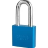 2in (51mm) Blue Solid Aluminum Rekeyable Pin Tumbler Padlock with 2in (51mm) Shackle