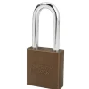 1-3/4in (44mm) Brown Solid Aluminum BumpStop® Rekeyable Pin Tumbler Padlock with 2in (51mm) Shackle