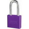 2in (51mm) Purple Solid Aluminum Rekeyable 6-Pin Tumbler Padlock with 2in (51mm) Shackle, Keyed Alike