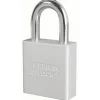 1-3/4in (44mm) Silver Solid Aluminum BumpStop® Rekeyable Pin Tumbler Padlock, Keyed Alike