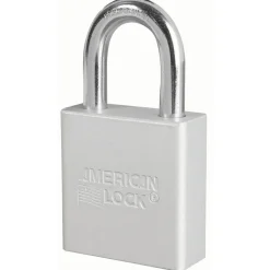 1-3/4in (44mm) Silver Solid Aluminum BumpStop® Rekeyable Pin Tumbler Padlock, Keyed Alike