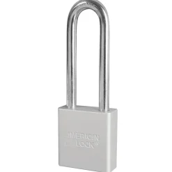 1-3/4in (44mm) Silver Solid Aluminum BumpStop® Rekeyable Pin Tumbler Padlock with 3in (76mm) Shackle, Keyed Alike