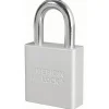 1-3/4in (44mm) Silver Solid Aluminum BumpStop® Rekeyable 6-Pin Tumbler Padlock, Keyed Alike