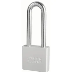 2in (51mm) Silver Solid Aluminum BumpStop® Rekeyable 6-Pin Tumbler Padlock with 3in (76mm) Shackle