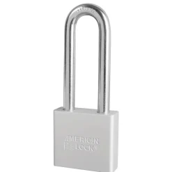 2in (51mm) Silver Solid Aluminum Rekeyable Pin Tumbler Padlock with 3in (76mm) Shackle