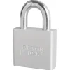 2in (51mm) Silver Solid Aluminum Rekeyable 6-Pin Tumbler Padlock