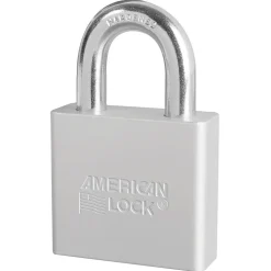 2in (51mm) Silver Solid Aluminum Rekeyable 6-Pin Tumbler Padlock