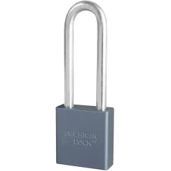1-3/4in (44mm) Solid Aluminum Pin Tumbler Padlock with 3in (76mm) Shackle, Keyed Alike