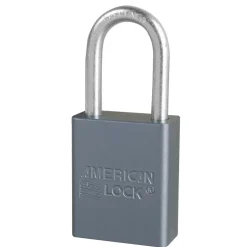 1-3/4in (44mm) Solid Aluminum Pin Tumbler Padlock with 2in (51mm) Shackle, Keyed Alike