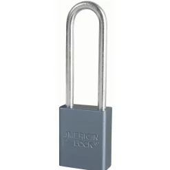 1-3/4in (44mm) Solid Aluminum Pin Tumbler Padlock with 3in (76mm) Shackle