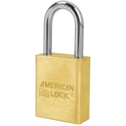 1-1/2in (51mm) Solid Brass BumpStop® 6-Pin Tumbler Padlock with 1-1/2in (51mm) Shackle, Keyed Alike