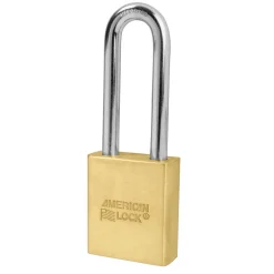 2in (51mm) Solid Brass Large Format Interchangeable Core Padlock with 3in (76mm) Shackle