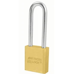 1-3/4in (44mm) Solid Brass Pin Tumbler Padlock with 3in (76mm) Shackle