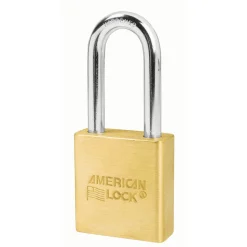 1-3/4in (44mm) Solid Brass 6-Pin Tumbler Padlock with 2in (51mm) Shackle, Keyed Alike