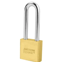 2in (51mm) Solid Brass 6-Pin Tumbler Padlock with 3in (76mm)Shackle