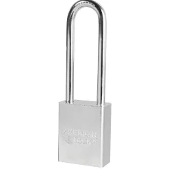 1-1/2in (38mm) Solid Steel Rekeyable 6-Pin Tumbler Padlock with 3in (76mm) Shackle