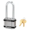 2in (51mm) Wide Commercial Magnum Laminated Steel Padlock with Stainless Steel Body Cover, 2-1/2in (64mm) Shackle, Keyed Alike
