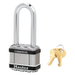 2in (51mm) Wide Commercial Magnum Laminated Steel Padlock with Stainless Steel Body Cover, 2-1/2in (64mm) Shackle
