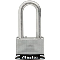 1-3/4in (44mm) Wide Laminated Stainless Steel Pin Tumbler Padlock with 2in (51mm) Shackle
