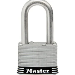 1-3/4in (44mm) Wide Laminated Stainless Steel Pin Tumbler Padlock with 1-1/2in (38mm) Shackle