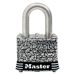 1-9/16in (40mm) Wide Laminated Stainless Steel Pin Tumbler Padlock with 3/4in (19mm) Shackle
