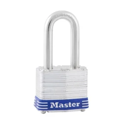 1-9/16in (40mm) Wide Laminated Steel Pin Tumbler Padlock with 1-1/2 (38mm) Shackle
