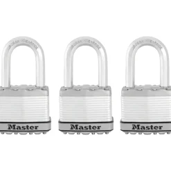 2in (51mm) Wide Magnum® Laminated Steel Padlock with 1-1/2in (38mm) Shackle; 3-Pack