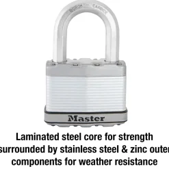 2-1/2in (64mm) Wide Magnum® Laminated Steel Padlock