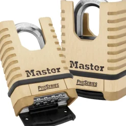 2-1/4in (57mm) Wide ProSeries® Shrouded Brass Resettable Combination Padlock
