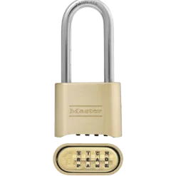 2 in (51mm) Wide Resettable Combination Brass Padlock with 2-1/4in (57mm) Shackle