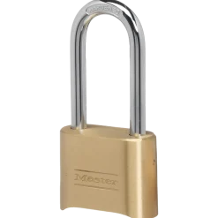 2 in (51mm) Wide Resettable Combination Brass Padlock with 2-1/4in (57mm) Shackle