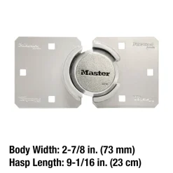 Magnum® Hidden Shackle Padlock with 9-1/16in (23cm) High Security Hasp