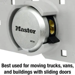 Magnum® Hidden Shackle Padlock with 9-1/16in (23cm) High Security Hasp