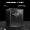 Master Lock Black Premium 2-Hour Fireproof Safe with Digital Keypad, 2.0 cu-ft, STW205GYCML